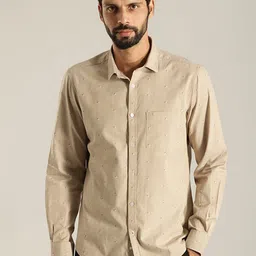 Indian Terrain Slim Fit Geometric Printed Casual Shirt-image-30