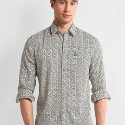 Arrow Sport Men Slim Fit Opaque Printed Casual Shirt-image-91
