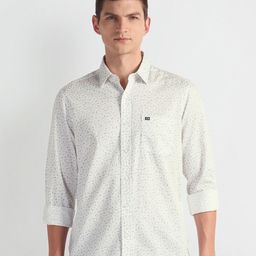 Arrow Sport Slim Fit Printed Twill Casual Shirt-picture-25