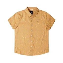 Allen Solly Junior Boys Micro Ditsy Printed Opaque Casual Shirt-picture-30