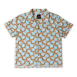 Allen Solly Junior Boys Opaque Conversational Printed Cotton Casual Shirt-picture-46