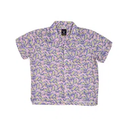 Allen Solly Junior Boys Opaque Printed Casual Shirt-picture-32