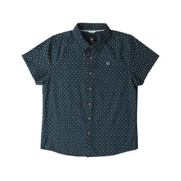 Allen Solly Junior Boys Opaque Printed Cotton Casual Shirt-picture-50