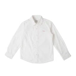 Pepe Jeans Boys Spread Collar Relaxed Cotton Casual Shirt-image-40