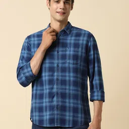 Allen Solly Checked Spread Collar Long Sleeves Cotton Casual Shirt image 1