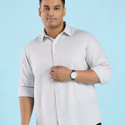 Big Hello - The Plus Life Classic Fit Cotton Casual Shirt-picture-40