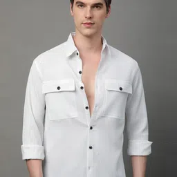 Voroxy Men Relaxed Opaque Casual Shirt image 1
