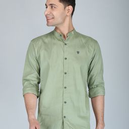 FUBAR Mandarin Collar Slim Fit Casual Shirt-picture-48