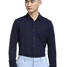 Jack & Jones Spread Collar Slim Fit Opaque Formal Shirt-picture-38