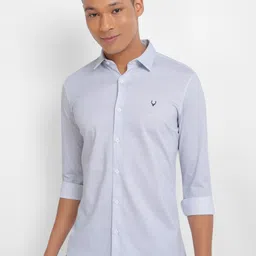 Allen Solly Spread Collar Slim Fit Pure Cotton Casual Shirt-picture-41