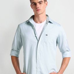 Arrow Sport Men Slim Fit Opaque Casual Shirt-picture-28
