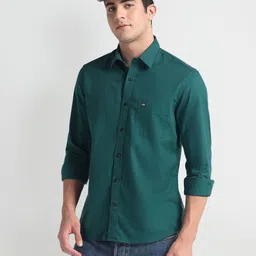 Arrow Sport Men Slim Fit Opaque Casual Shirt-image-73