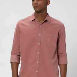 Mufti Spread Collar Slim Fit Cotton Casual Shirt-picture-29