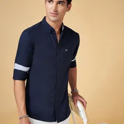 BYFORD by Pantaloons Men Slim Fit Opaque Casual Shirt-image-87