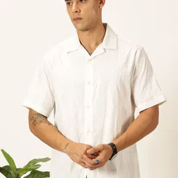 Thomas Scott Men Premium Slim Fit Opaque Casual Shirt-picture-32