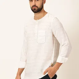 Thomas Scott Premium Linen Slim Fit Long Sleeves Casual Shirt-picture-26