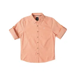 Allen Solly Junior Boys Slim Fit Opaque Casual Shirt-image-57