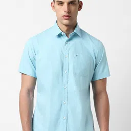 Van Heusen Sport Slim Fit Opaque Casual Shirt-image-4
