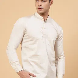 JADEBERRY Standard Mandarin Collar Long Sleeves Cotton Casual Shirt-image-33
