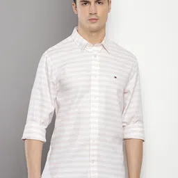 Tommy Hilfiger Horizontal Striped Pure Cotton Casual Shirt image 1