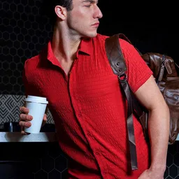 Campus Sutra Ruched Casual Shirt-picture-37