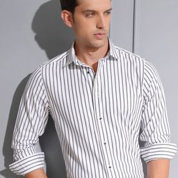 Locomotive Premium Dobby Textured Casual Shirt-picture-4
