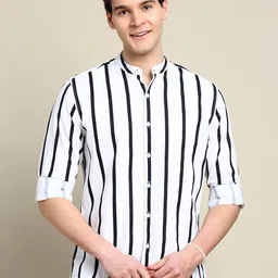 INVICTUS Sport Slim Fit Striped Cotton Casual Shirt-picture-19