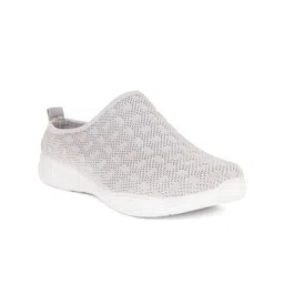 Carlton London sports Women Grey Woven Design Slip-On Sneakers-image-63