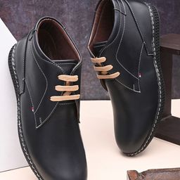HERE&NOW Men Blue Lightweight Lace-Ups Derbys-picture-34