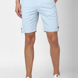Peter England Casuals Men Blue Shorts-image-88