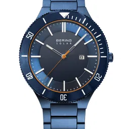 BERING Men Dial & Stainless Steel Bracelet Style Straps Analogue Solar Powered Watch 14443-797-picture-35