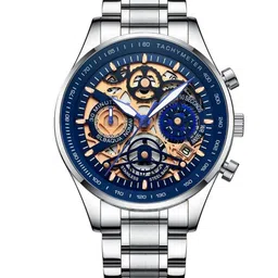 Nibosi Men Dial & Stainless Steel Analogue Watch NB-2385-Silver-Blue-picture-28