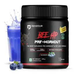 Denzour Nutrition BEE-HP Pre-Workout with 750mg Creatine Monohydrate & 4500mg Beta-Alanine, Intense Energy with Fat Loss Formula-picture-13