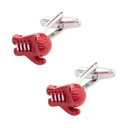 The Tie Hub Silver-Plated Boxing Glove Cufflink image 1
