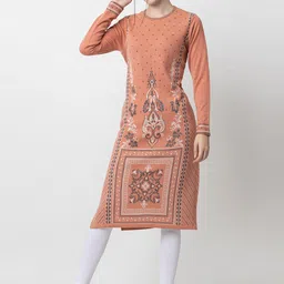 KEIKO Ethnic Motifs Woven Design Kurta-image-7