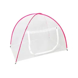 ALCIONO White &  Pink Foldable Mosquito Net-image-58