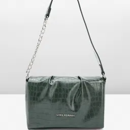 Lino Perros Croc-Textured Structured Shoulder Bag-picture-34