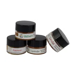 Sugandhim Solid Wax Perfume Vetivert, Sandal, Lavender, Patchouli, 20 gms-picture-22