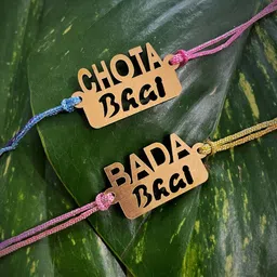 Digital Dress Room Pack of 2 Fancy Rakhi Designs with Slogan Mauli Raksha Bandhan-picture-41