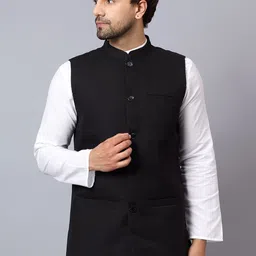 Latest Chikan Garments Mandarin Collar Nehru Jacket-picture-23