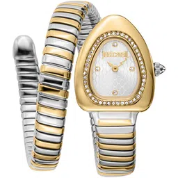 Just Cavalli Women Stainless Steel Wrap Around Analogue Automatic Watch JC1L249M0055-image-18