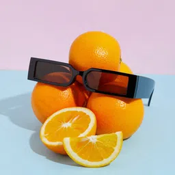 HAUTE SAUCE by Campus Sutra Women Black Lens & Black Rectangle Sunglasses with Polarised Lens-picture-32