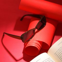 HAUTE SAUCE by Campus Sutra Women Black Lens & Green Butterfly Sunglasses with UV Protected Lens-picture-42