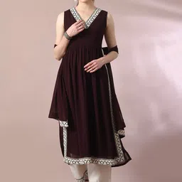 Myshka Empire Kurta with Palazzos & With Dupatta-picture-10