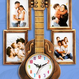 Attractionz Beige & White Textured Round Shaped Contemporary Wall Clock-picture-46