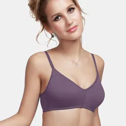 Dazzle Purple Lightly Padded Non-Wired Seamless T-Shirt Bra DB560wine32B-picture-5