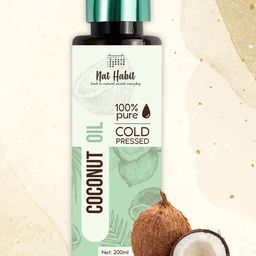 Nat Habit Kacchi Neem Wood Comb & Pure Cold Pressed Virgin Coconut Oil 200ml-picture-10