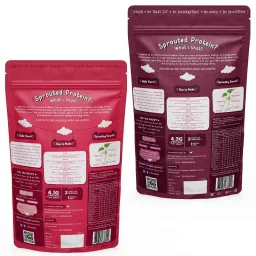 Gladful Sprouted Dosa Ragi and Amaranth Instant Mix - Protein for Families and Kids 400g each | Pack of 4 image 2