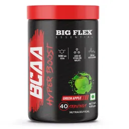 Bigflex Essential BCAA Hyperboost [ 40 Servings, 400g ] | 5000mg BCAA | 1000mg Citrulline Malate | 500mg Beta Alanine | 500mg L-Taurine For Maximum Muscle Growth, Energy, Recovery & Endurance-image-4