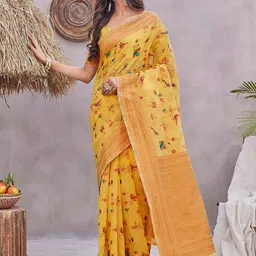 Ariya Prints Abstract Woven Design Zari Kanjeevaram Saree-picture-35